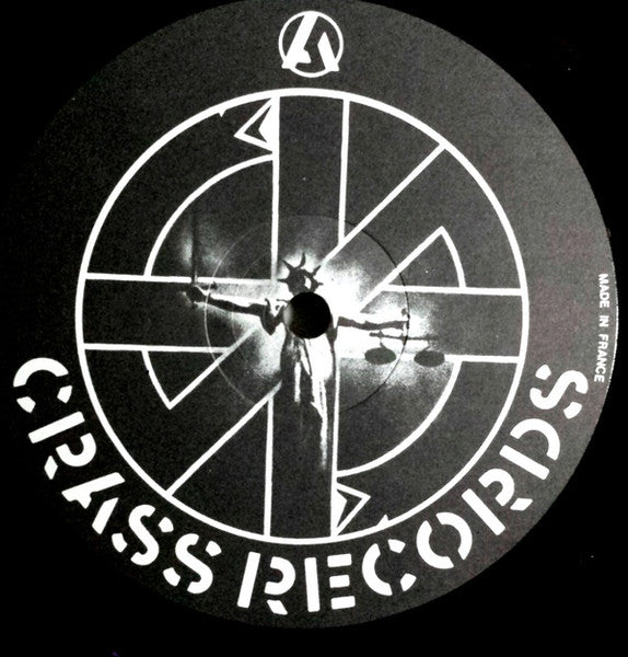Crass (1979) ‎– The Feeding Of The 5000 (The Second Sitting) (1979) - VG+ LP Record 2000's Crass France Vinyl & Poster Sleeve - Punk Rock - Shuga Records