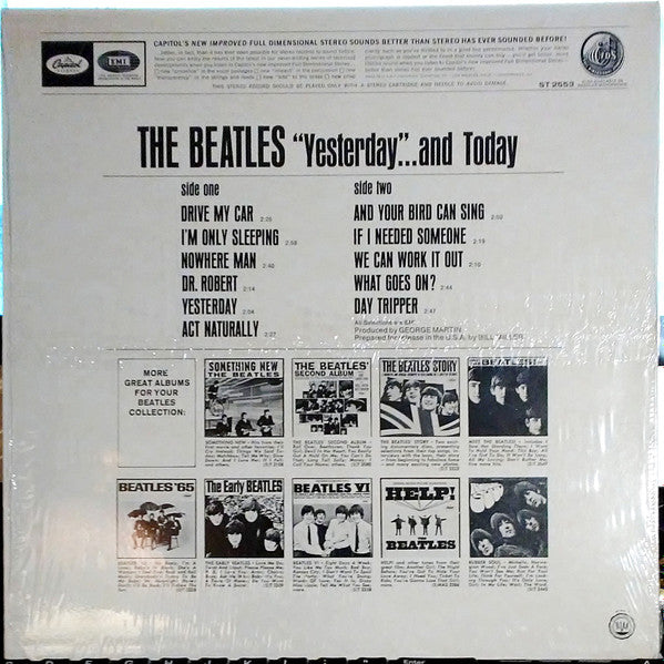 The Beatles - Yesterday And Today (1966) - VG+ LP Record 1978 Capitol USA Purple Label Vinyl - Pop Rock / Psychedelic Rock - Shuga Records