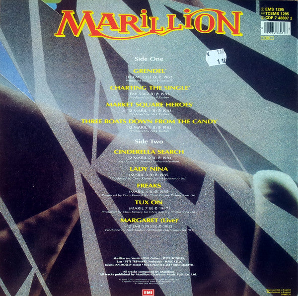 Marillion - B'Sides Themselves - Mint- LP Record 1988 EMI UK Vinyl - Art Rock / Prog Rock