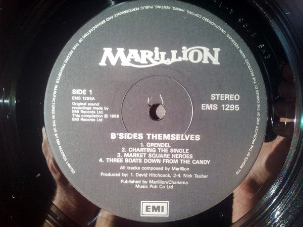 Marillion - B'Sides Themselves - Mint- LP Record 1988 EMI UK Vinyl - Art Rock / Prog Rock