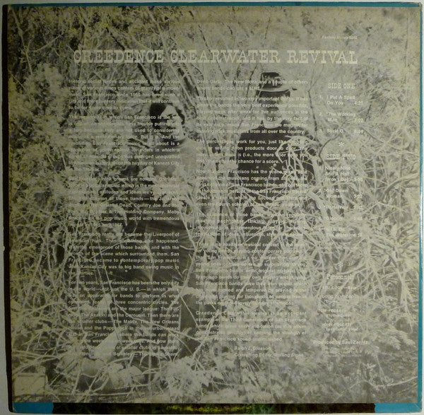 Creedence Clearwater Revival - Creedence Clearwater Revival - VG+ LP Record 1969 Fantasy USA Original Vinyl - Classic Rock / Blues Rock - Shuga Records