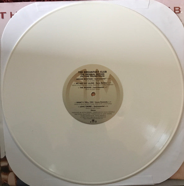 Various – The Breakfast Club (Original Motion Picture 1985) - Mint- LP Record 2012 A&M Walmart Exclusive White Vinyl - Soundtrack - Shuga Records