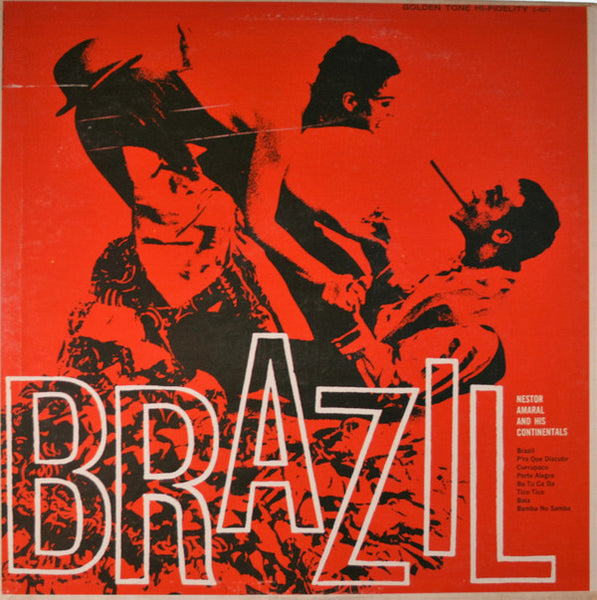 Nestor Amaral And His Continentals - Brazil - VG+ LP Record 1957 Golden Tone USA Original Vinyl - Jazz / Bossa Nova / Samba / Batucada - Shuga Records