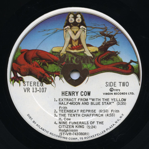 Henry Cow - Legend - Mint- LP Record 1973 Virgin USA Original Press Vinyl - Prog Rock / Free Improvisation Jazz / Art Rock - Shuga Records