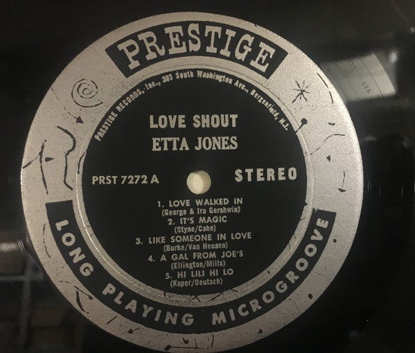 Etta Jones - Love Shout - VG+ LP Record 1963 Prestige USA Stereo Original Vinyl & Insert - Jazz - Shuga Records