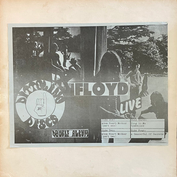 Pink Floyd – Live At The Santa Monica Civic Auditorium,Santa Monica,CA 23/10/70. - VG+ 2 LP Record 1971 Dittolino Discs TMOQ USA Vinyl - Psychedelic Rock / Space Rock / Prog - Shuga Records