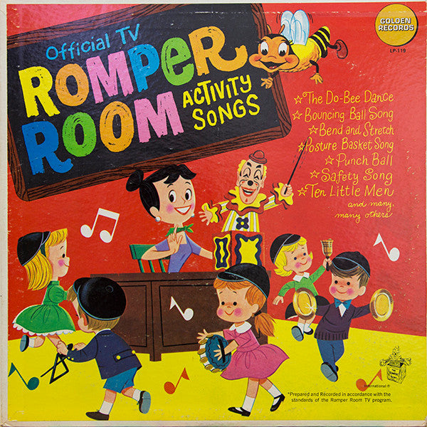 The Golden Chorus And Orchestra - Official TV Romper Room Activity Songs - VG+ LP Record 1964 Golden USA Original Vinyl - Children's - Shuga Records