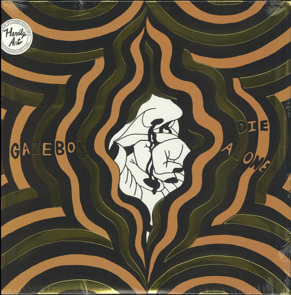 Gazebos - Die Alone - Mint- LP Record 2016 Hardly Art USA Clear & Yellow Swirl, Insert & Download  - Indie Rock - Shuga Records