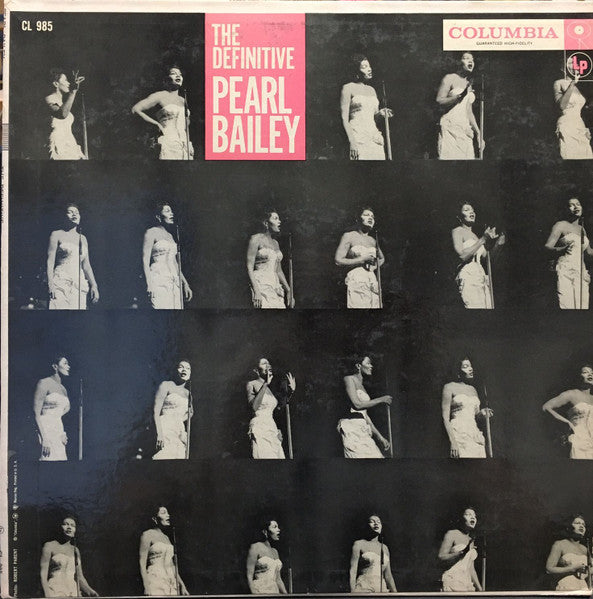 Pearl Bailey - The Definitive - VG+ LP Record 1957 Columbia USA Mono Vinyl - Jazz Vocal - Shuga Records