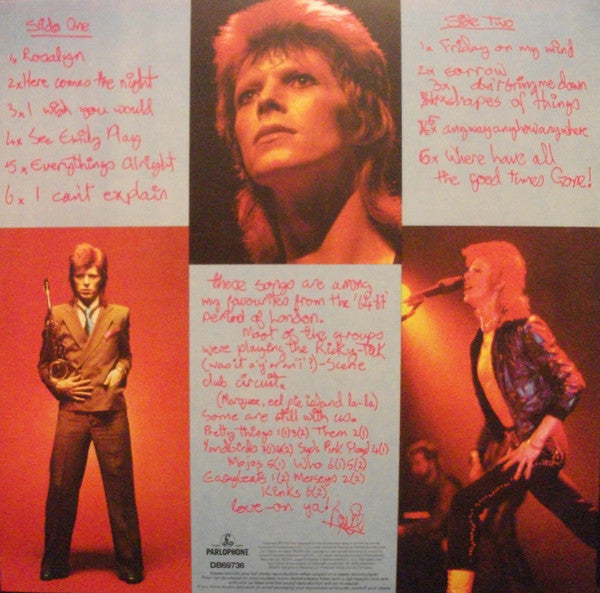 David Bowie - Pin Ups (1973) - New LP Record 2016 Parlophone 180 gram Vinyl - Pop Rock / Glam - Shuga Records