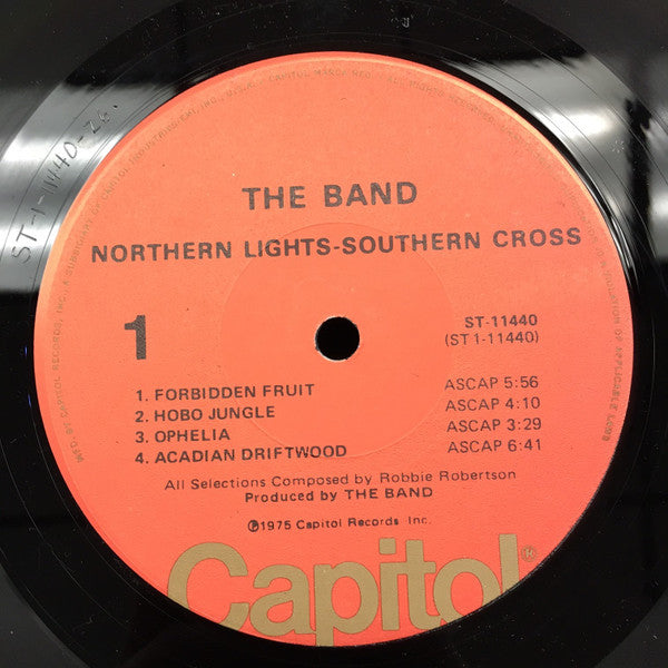 The Band - Northern Lights Southern Cross - VG+ LP Record 1975 Capitol USA Original Vinyl - Rock / Southern Rock / Classic Rock - Shuga Records