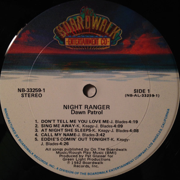 Night Ranger - Dawn Patrol - Mint- LP Record 1982 Boardwalk Entertainment Club Edition USA Vinyl - Pop Rock / Arena Rock - Shuga Records