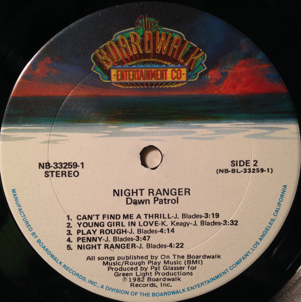 Night Ranger - Dawn Patrol - Mint- LP Record 1982 Boardwalk Entertainment Club Edition USA Vinyl - Pop Rock / Arena Rock - Shuga Records