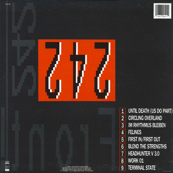 Front 242 - Front By Front - Mint- LP Record 1988 Wax Trax! USA Vinyl & Inner - Electronic / Industrial / EBM