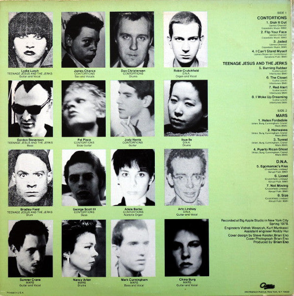 Various – No New York - VG+ LP Record 1978 Antilles USA Vinyl - Rock / No Wave / Brian Eno