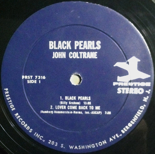John Coltrane – Black Pearls (1964) - VG+ LP Record 1966 Prestige Stereo USA Vinyl - Jazz / Hard Bop / Post Bop