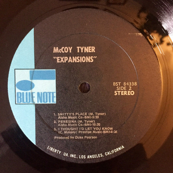 McCoy Tyner - Expansions (1968) - VG- (low grade) LP Record 1971 Blue Note USA Vinyl - Jazz / Modal - Shuga Records