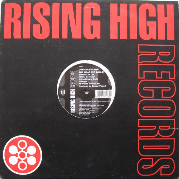 Dub Collective - The Head E.P. (Vol. 2) - VG+ 12" Single Record 1992 UK Vinyl - Techno / Acid / Hardcore - Shuga Records