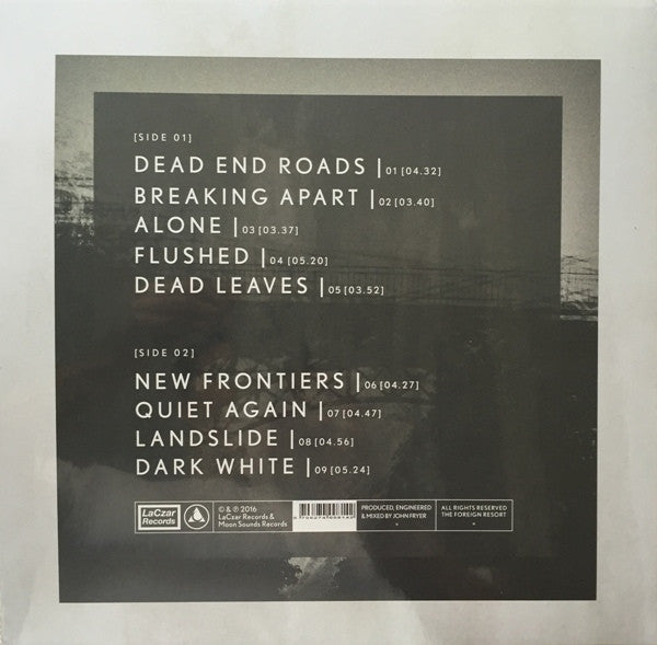 The Foreign Resort - New Frontiers - Mint- (VG+ cover) LP Record 2016 LaCzar Moon Sounds Vinyl, Insert & Download - Post-Punk / New Wave - Shuga Records