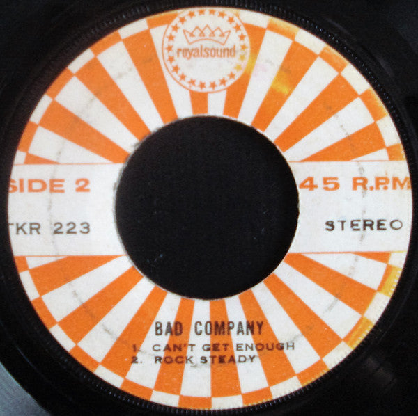 Bad Company - Ready For Love - VG+ 7" EP Record 1974 Royalsound Thailand RARE Unofficial Vinyl - Rock / Classic Rock - Shuga Records