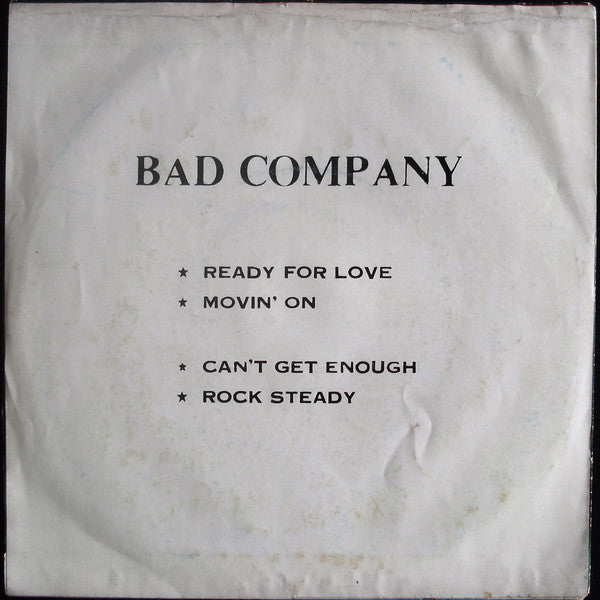 Bad Company - Ready For Love - VG+ 7" EP Record 1974 Royalsound Thailand RARE Unofficial Vinyl - Rock / Classic Rock - Shuga Records