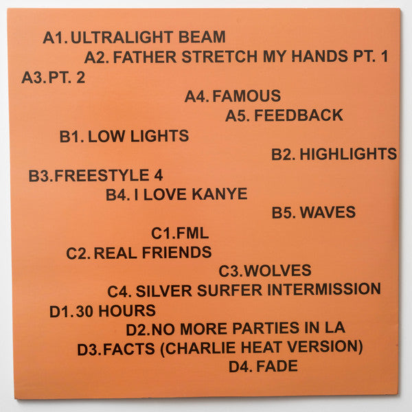 Kanye West - The Life Of Pablo - New 2 LP Record 2016 Self Released Clear Vinyl First Press Mispress "Facts (Charlie Heat Veraion)" appears as the final two tracks, replacing "Fade" limited to 1000 copies - Hip Hop - Shuga Records