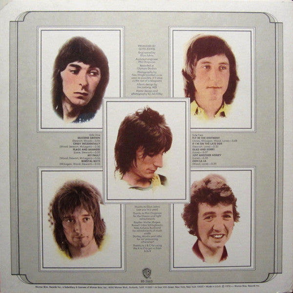 Faces - Ooh La La - Mint- LP Record 1973 Warner USA Original Vinyl & Poster - Classic Rock / Pop Rock - Shuga Records
