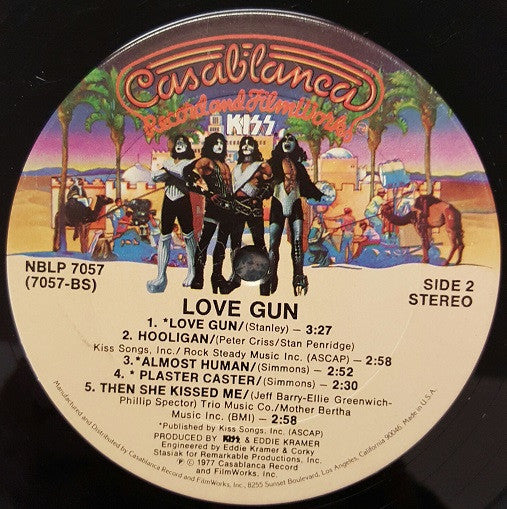 Kiss - Love Gun - VG+ LP Record 1977 Casablanca USA Original Santa Maria Press Vinyl, Merch Form & Matching Inner Sleeve - Hard Rock / Heavy Metal - Shuga Records
