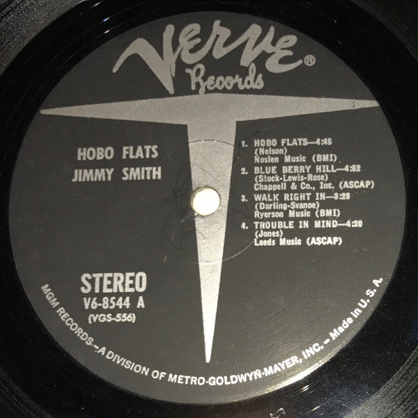 Jimmy Smith - Hobo Flats - VG+ LP Record 1963 Verve USA Stereo Vinyl Original - Cool Jazz / Jump Blues - Shuga Records