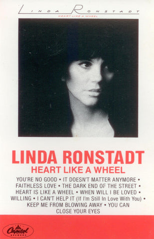 Linda Ronstadt – Heart Like A Wheel - Used Cassette 1974 Capitol Tape - Country Rock / Soft Rock