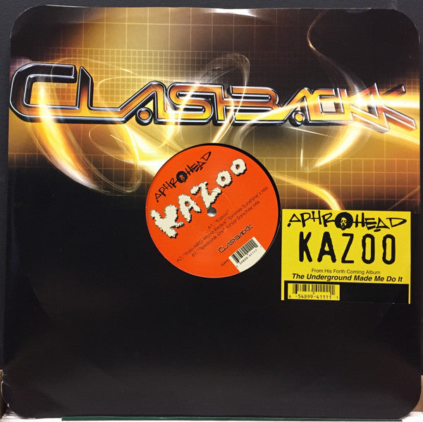 Aphrohead - Kazoo (Tommie Sunshine Remix) - New 12" Single Record 2000 Clashbackk USA Vinyl - Chicago Techno / Electro - Shuga Records
