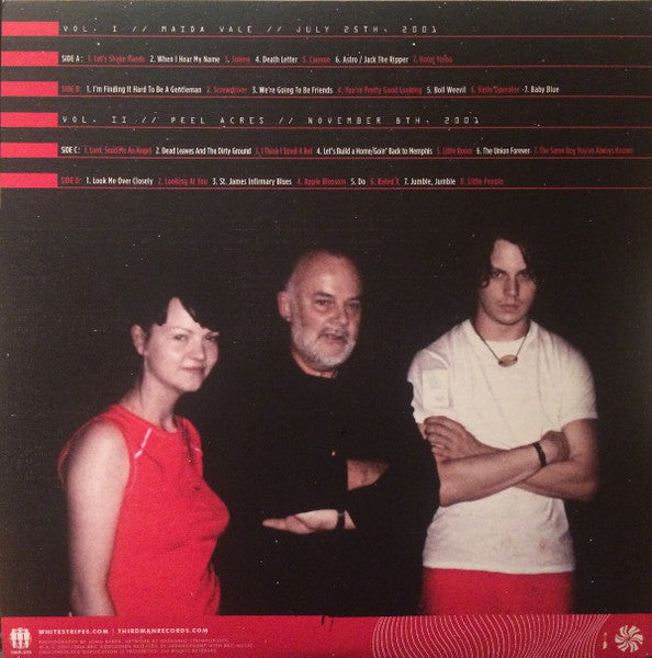 The White Stripes - The Complete John Peel Sessions (2002) - Mint- 2 LP Record Store Day 2017 Third Man RSD White & Red Vinyl - Indie Rock / Alternative Rock - Shuga Records
