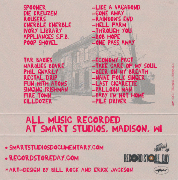 Various - The Smart Studios Story - New Cassette Record Store Day 2016 RSD Red Tape - Rock - Shuga Records