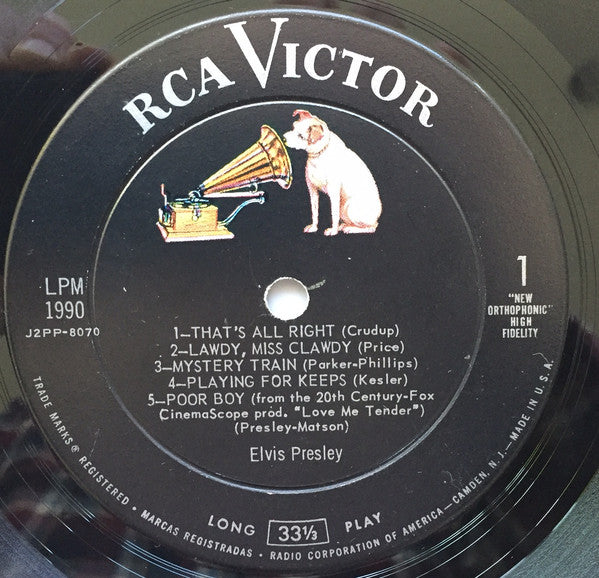 Elvis Presley - For Lp Fans Only - VG- (Lower Grade) LP Record 1959 RCA Victor USA Mono Original Press Vinyl - Rock & Roll / Rockabilly - Shuga Records