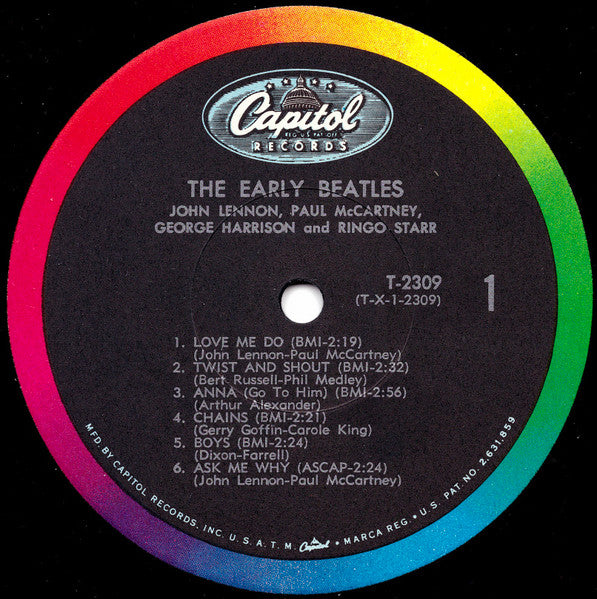 The Beatles – The Early Beatles - VG LP Record 1965 Mono USA Mono Vinyl Original - Pop Rock / Rock & Roll / Beat