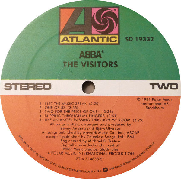 ABBA - The Visitors (1981) - New 2 LP Record 2023 Polar Vinyl