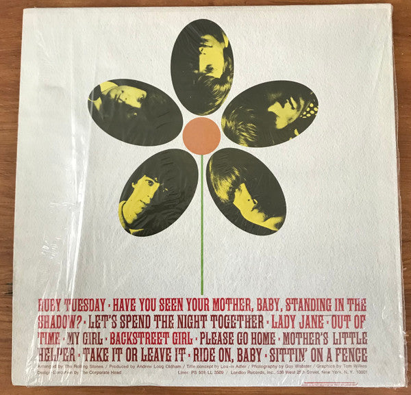 The Rolling Stones - Flowers - Mint- LP Record 1967 London USA Original Vinyl - Rock & Roll / Blues Rock / Pop Rock - Shuga Records