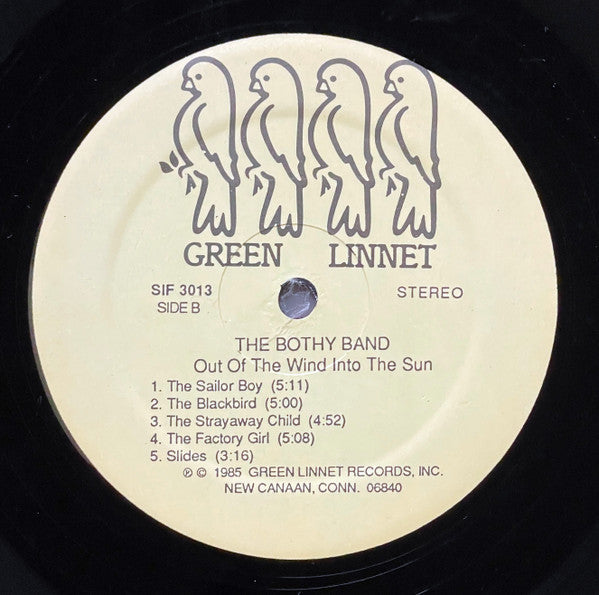 The Bothy Band - Out Of The Wind Into The Sun (1977) - Mint- LP Record 1985 Green Linnet USA Vinyl - Folk / Celtic - Shuga Records