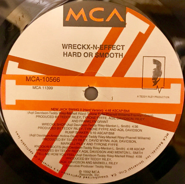 Wreckx-N-Effect - Hard Or Smooth - New (botton of shrink torn) LP Record 1992 MCA USA Original Vinyl & Hype Sticker - Hip Hop / New Jack Swing - Shuga Records