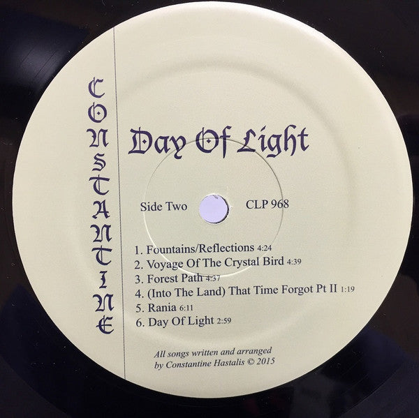 Constantine - Day of Light (2015) - New LP Record 2016 USA Vinyl & Poster - Chicago Psychedelic Rock / Acid Folk / Amazing - Shuga Records