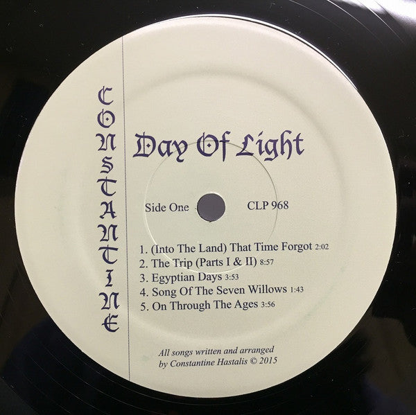 Constantine - Day of Light (2015) - New LP Record 2016 USA Vinyl & Poster - Chicago Psychedelic Rock / Acid Folk / Amazing - Shuga Records