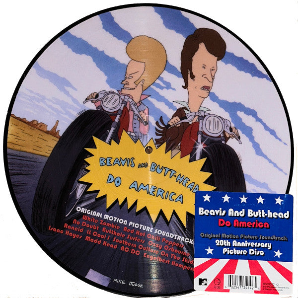 Various - Beavis and Butthead Do America (1996) - New LP Record 2016 Geffen USA Picture Disc Vinyl - Soundtrack - Shuga Records
