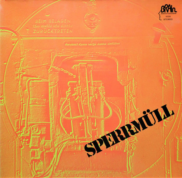 Sperrmüll - Sperrmüll - VG+ LP Record 1973 Brain Germany Original Rare Vinyl - Krautrock / Prog Rock - Shuga Records