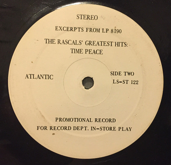 Aretha Franklin / The Rascals - Promotional LP For Record Department-In-Store-Play - VG+ LP Record 1968 Atlantic USA Promo Vinyl - Soul / R&B / Rock - Shuga Records