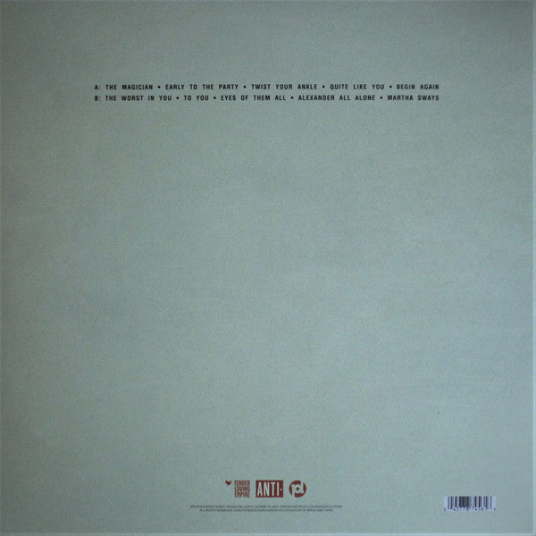 Andy Shauf - The Party - Mint- LP Record 2016 Anti- USA Vinyl & Poster - Indie Rock / Soft Rock / Folk Rock - Shuga Records