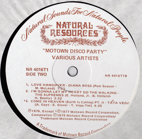 Various - Motown Disco Party - VG+ LP Record 1976 Motown USA Vinyl - Funk / Disco - Shuga Records