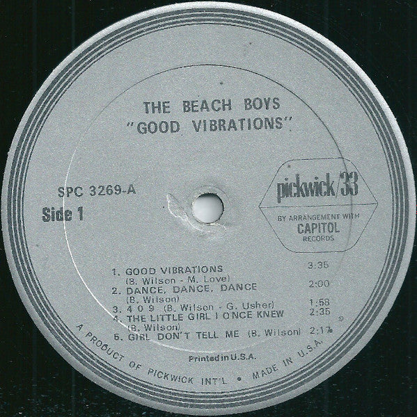 The Beach Boys - Good Vibrations - VG+ LP Record 1973 Pickwick USA Mono Vinyl - Surf Rock / Pop Rock - Shuga Records