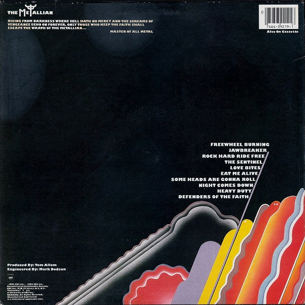 Judas Priest - Defenders Of The Faith - VG+ LP Record 1984 Columbia USA Original Vinyl - Hard Rock / Heavy Metal - Shuga Records