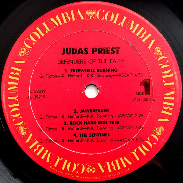Judas Priest - Defenders Of The Faith - VG+ LP Record 1984 Columbia USA Original Vinyl - Hard Rock / Heavy Metal - Shuga Records