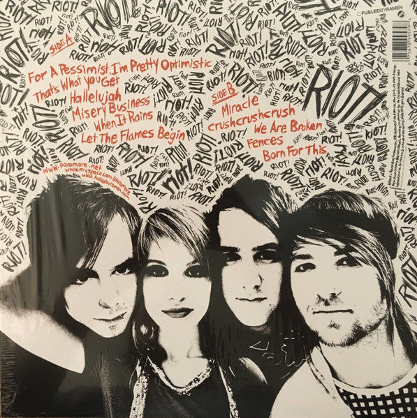Paramore - Riot! (2007) - Mint- LP Record 2016 Fueled By Ramen Black Vinyl - Pop Rock / Emo - Shuga Records